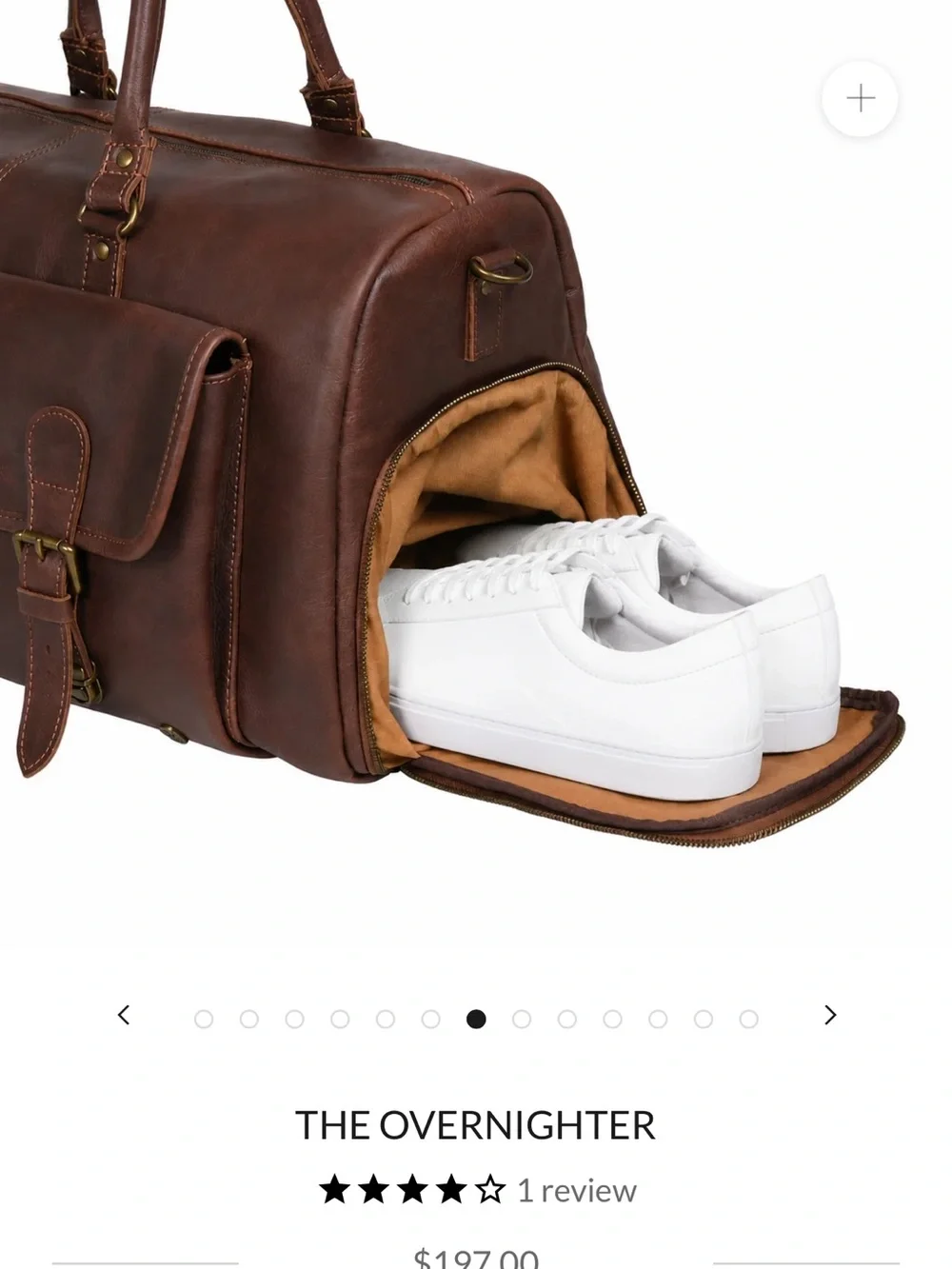 Men's Brown Leather Travel Satchel - Classic Carryall